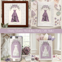 Dusty Mauve Wedding Party Gift Suite