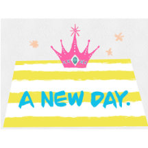 A new day：Gold stripes and small crown.