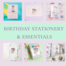 KIDS FIRST BIRTHDAY STATIONERY AND ESSENTIALS