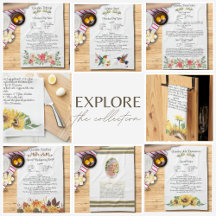 Recipe Template 🧑‍🍳✨Keepsake Kitchen Gift Towels