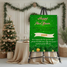 Green & Gold Personalized New Year Collection 2026