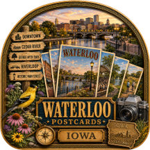 Waterloo Iowa Postcards/Gifts