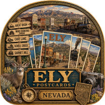 Ely Nevada Postcards/Gifts