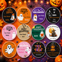 Cute Halloween Favor Stickers Collection