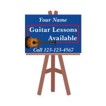 Guitar Lessons  Advertising Yard Signs