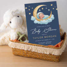 Celestial Moon and Stars Baby Shower Collection
