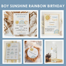 Boy Sunshine Rainbow