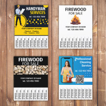 Tear off promotional flyers for small business 