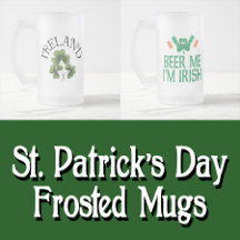 St. Patrick's Day and Irish Mugs and Steins