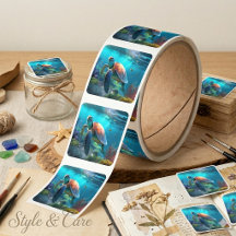 Roll of Stickers Custom Design Label Sticker Set