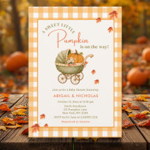 A SWEET LITTLE PUMPKIN IS ON THE WAY