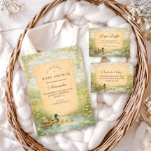 Woodland Duck Baby Shower