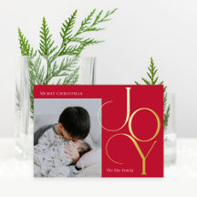 Foil Holiday Cards