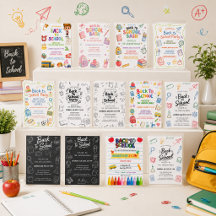 Cute Back to School Party Collection