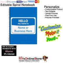 Notebooks for School & Business (Customizable)