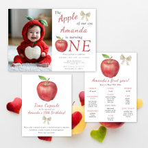 The Apple of our eye Birthday Party