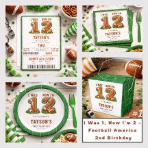 I Was 1, Now I’m 2 – Football Birthday Collection