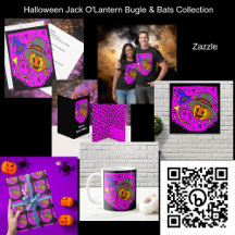 Halloween Jack O'Lantern Bugle & Bats Collection