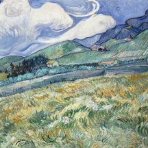 Mountainous Landscape Behind Saint-Paul Hospital 