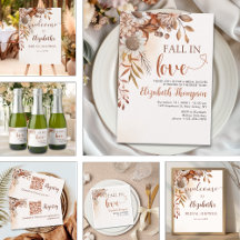 Fall in Love, Cute Fall Bridal Shower