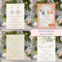 Gender Reveal Invitations | Boy or Girl