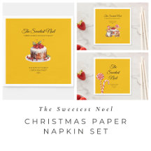 The Sweetest Noel Christmas Paper Napkin Set