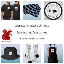 Simple Logo and Text Business Promotional Clothing