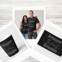 Family Reunion Supplies Modern Black Silver Gray