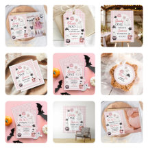 Pink Ghost Halloween Birthday Party