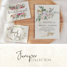 Juniper • Vintage Boho Floral Wedding Suite