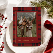 Classic Elegant Tartan Plaid Old Money Christmas 
