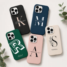 Personalized Phone Case | Modern Monogram & Custo