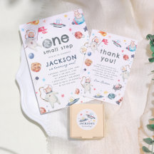 One Small Step Space Animals First Birthday Party