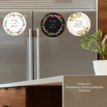 Anniversary Wedding Magnets