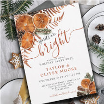 Rustic Merry and Bright Citrus Pine Holiday
