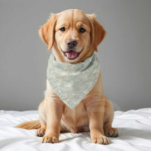 Sage Green Botanical Dog Accessories Collection
