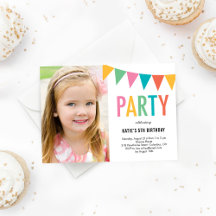Kids Birthday Party Invitations