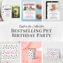 Bestselling Custom Pet Birthday Party Supplies
