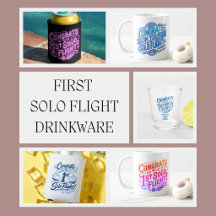 First Solo Flight - Drinkware