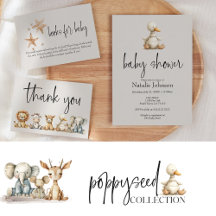 Poppyseed • Vintage Plush Animals Baby Suite