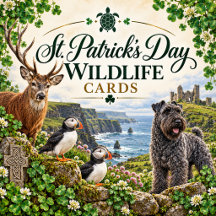 St Patricks Day Irish Wildlife Greeting Cards
