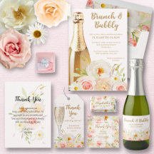 BLUSH PASTEL GARDEN FLOWERS BRIDAL SHOWER