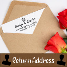 Return Address Rubber Stamps