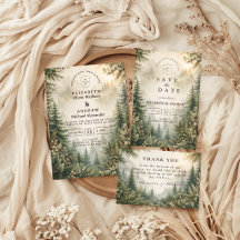 Rustic Woodland Forest Wedding