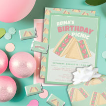 Matcha Strawberry Sandwich Birthday Picnic Party