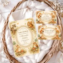 Enchanted Woodland Animals Baby Shower