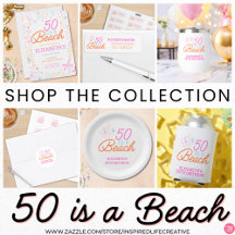 Trendy 50 Is A Beach Birthday Party Supplies