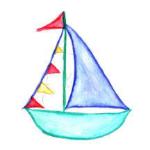 Watercolor Sailboat