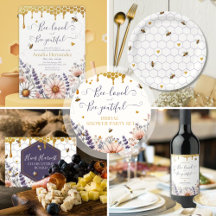 Bee-loved and Bee-youtiful Bridal Shower Party Set