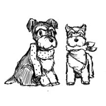 Winter Schnauzers